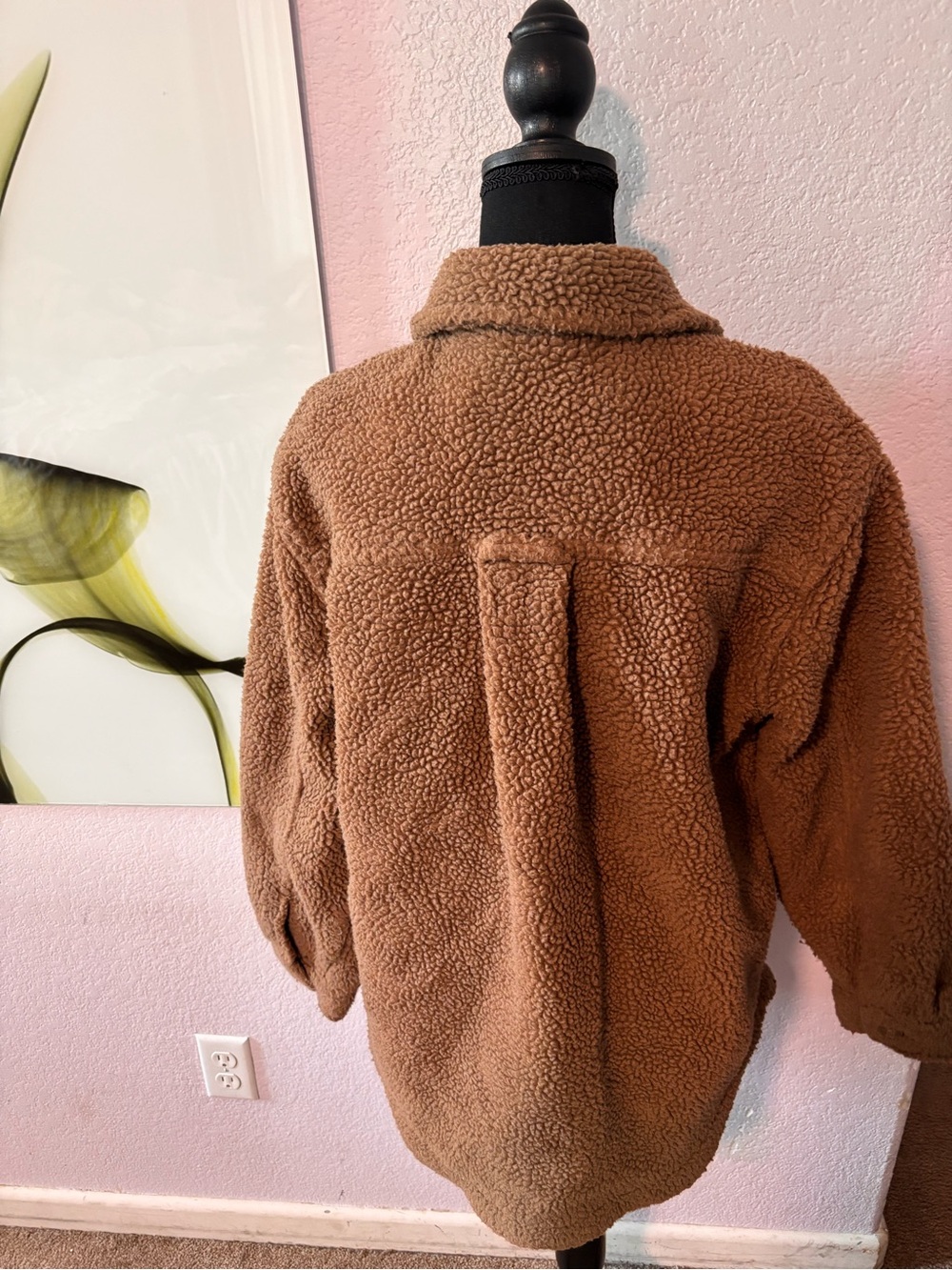 American Eagle Teddy jacket size small - Picture 3 of 5
